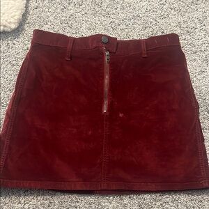 Madewell Red Pencil Mini Skirt Casual